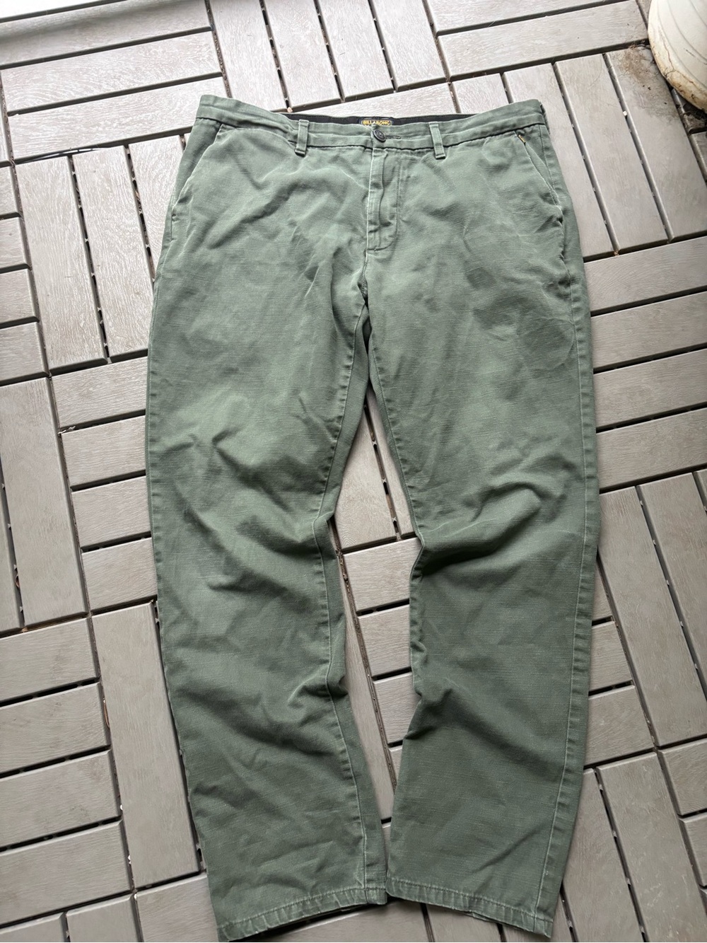 Billabong Green Casual Chino Pants